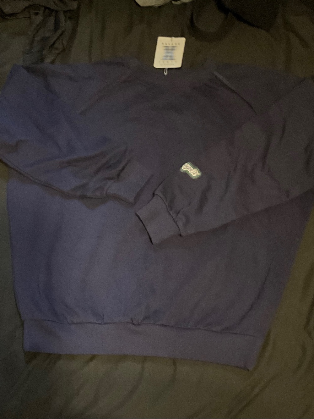 Savage X Fenty Navy Crewneck Sweatshirt